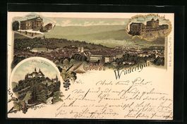 Litho Winterthur, Ortsansicht mit Umgebu