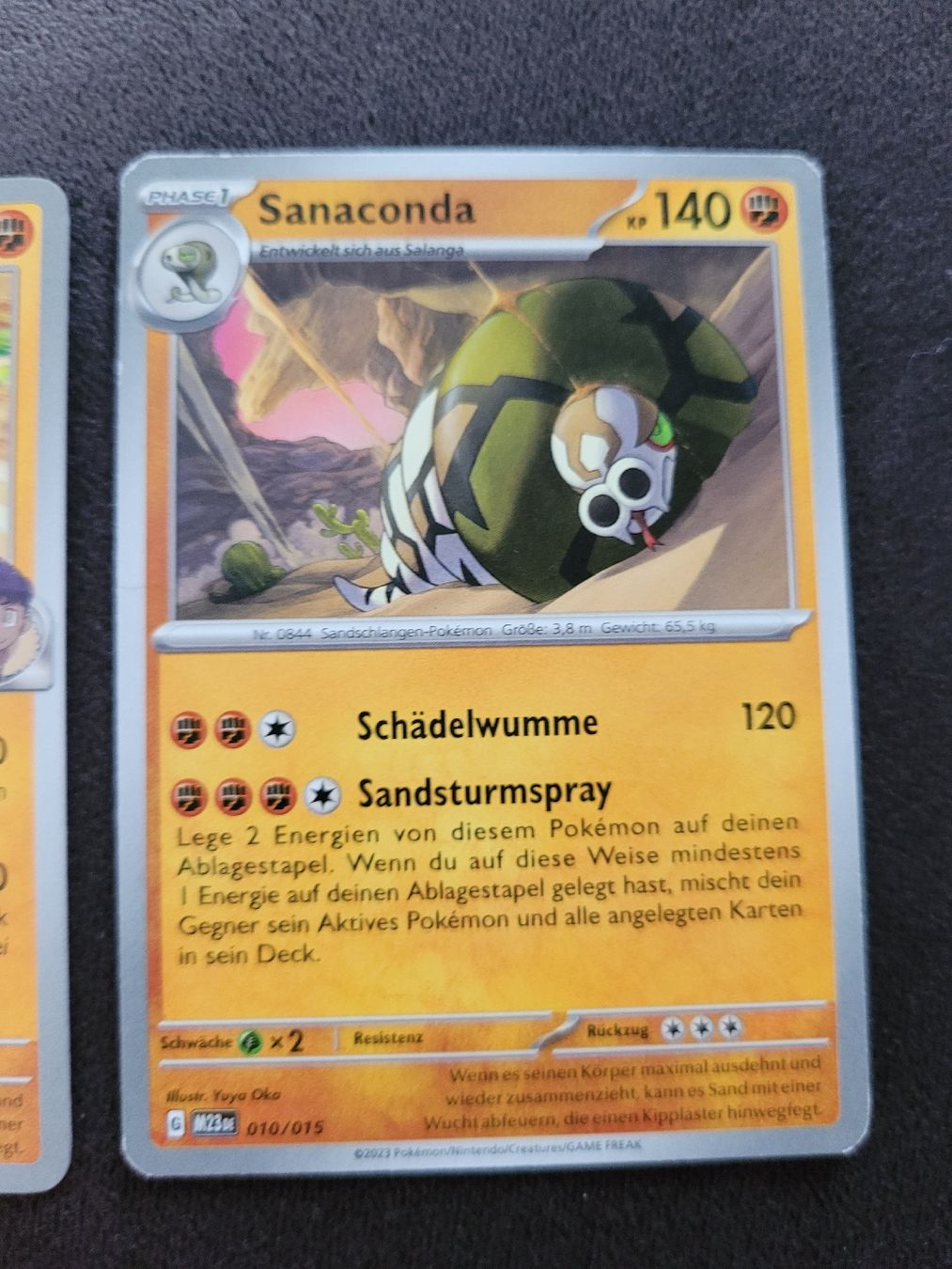 Pokémon Sammelbilder & Trading cards: Pokemon Karten Sanaconda – Gebraucht aus Gisikon von Flowerpower92 2