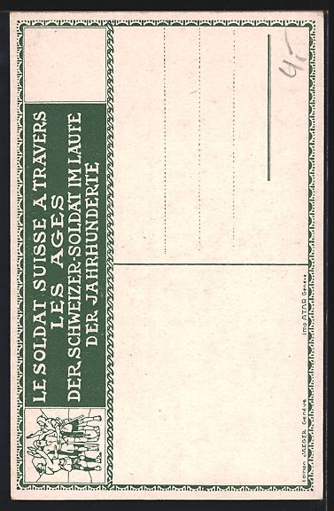 Photos, Lettres & Cartes p.: sign. Ed. Elzingre: Der Schweizer Soldat – D'occasion à Berlin par bartko-reher 1
