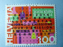2014 Sondermarke Berufsmeisterschaften ET Vollstempel 1517