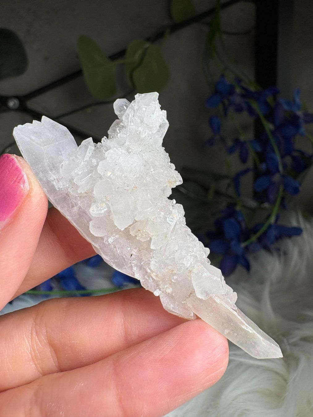 Minerali & Pietre curative: Kolumbianischer Lemurian-Quarz-Cluster – Nuovo (secondo la descrizione) da Neuheim venduto da m.hald