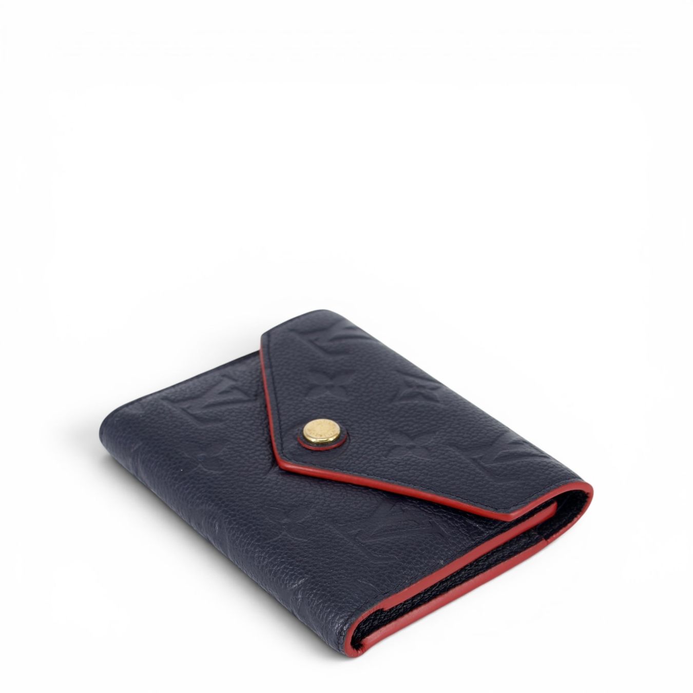 Louis Vuitton Portamonete: Louis Vuitton Victorine empreinte Infini – Usato da Binningen venduto da Designerlabels 5
