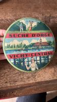 Boite Blechdose Sucre d'orge Vichy Central vintage Art Déco