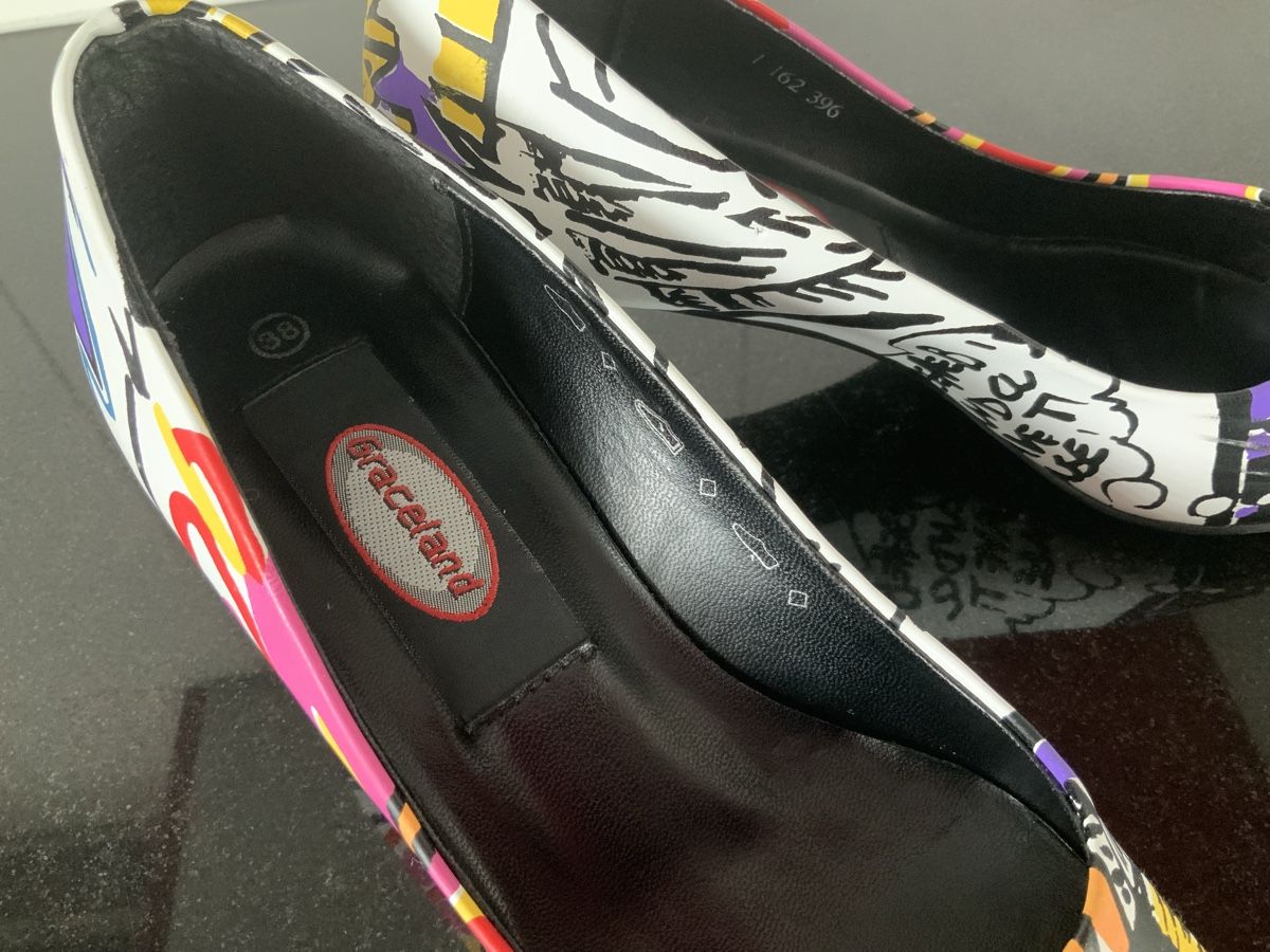 Graceland Scarpe da donna: Pop Art / Comics Pumps Gr. 38 Eyecatcher – Nuovo (secondo la descrizione) da Münsingen venduto da Innchen 8