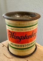 Kleine alte Blechdose für Verkaufsladen Hengstenberg Gurken