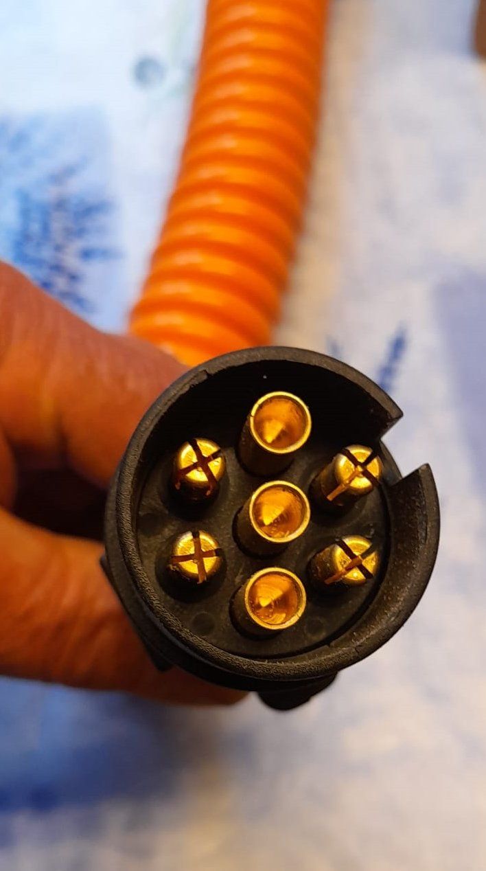 Cavi: Spiralkabel 2x Stecker 7-pol / Anhänger / Wohnwagen – Nuovo (secondo la descrizione) da Berneck venduto da imp0308 2