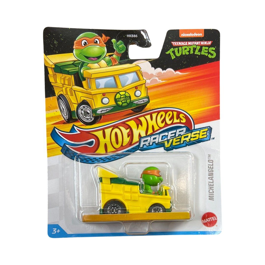 Hot Wheels Giocattoli: Hot Wheels - Racer Verse - Turtles - Michelangelo – Nuovo e nell'imballaggio originale da Niederglatt ZH venduto da RWOG