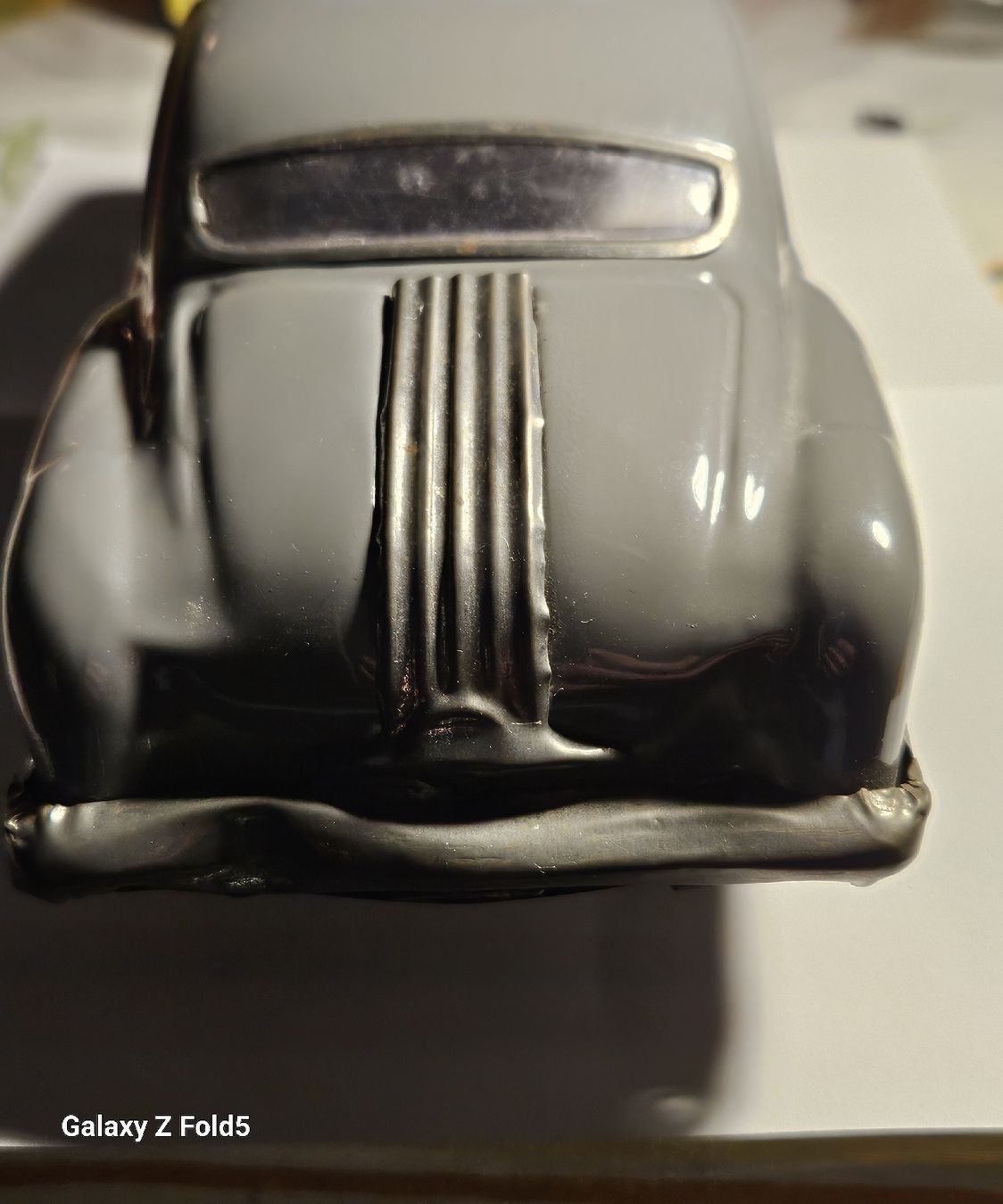 Pontiac Modellini d'auto: Blechauto Pontiac, Oldtimer, Vintage, grau, 25cm – Usato da Basel venduto da Sschenker 5