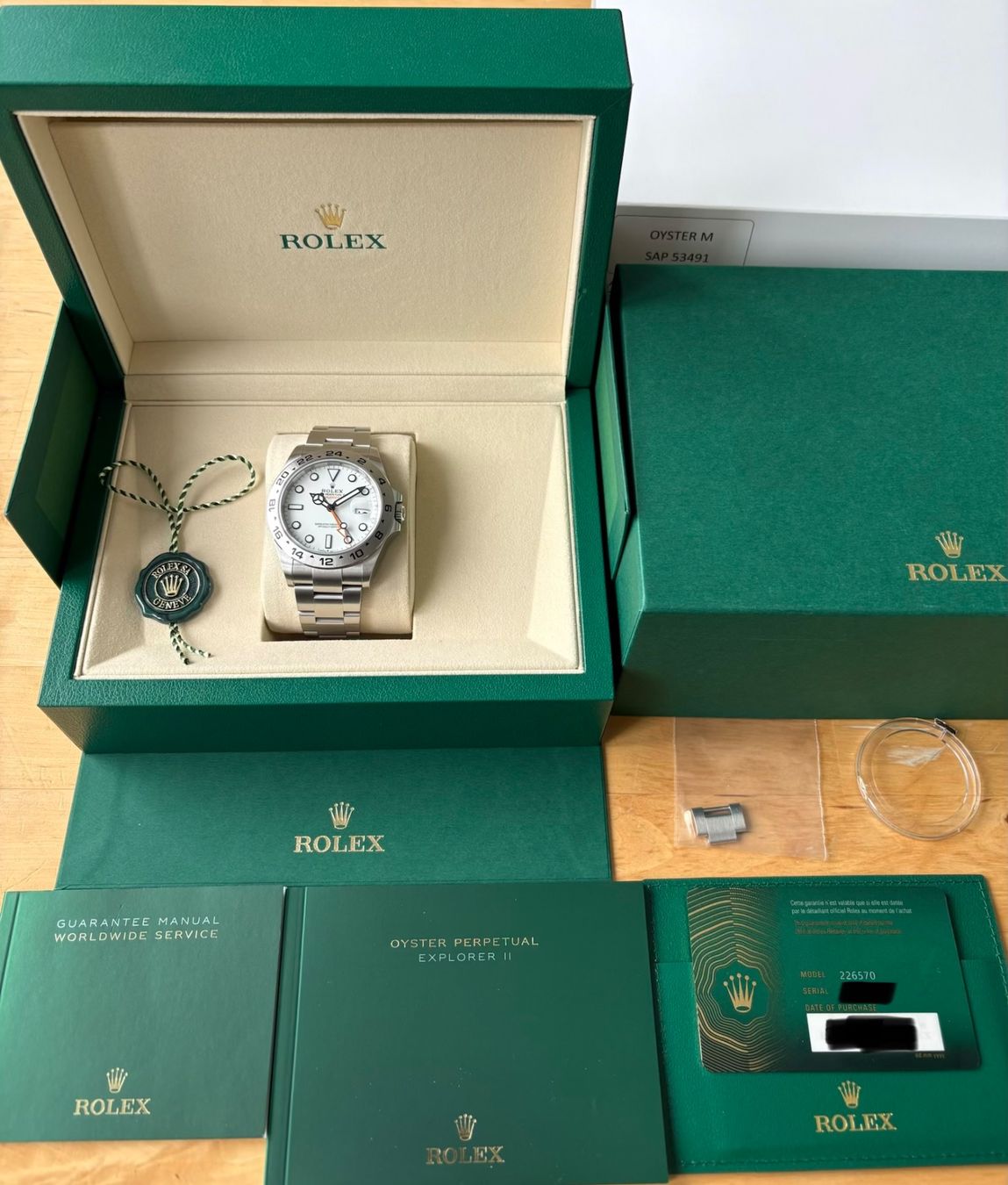 Rolex Orologi: ROLEX Explorer II Polar CH-Fullset 2026 Ref: 226570 – Nuovo (secondo la descrizione) da Birsfelden venduto da Mynos 3