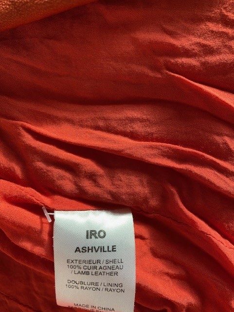 Iro Giacche: IRO leather jacket – Usato da Dallenwil venduto da ZD2019 5
