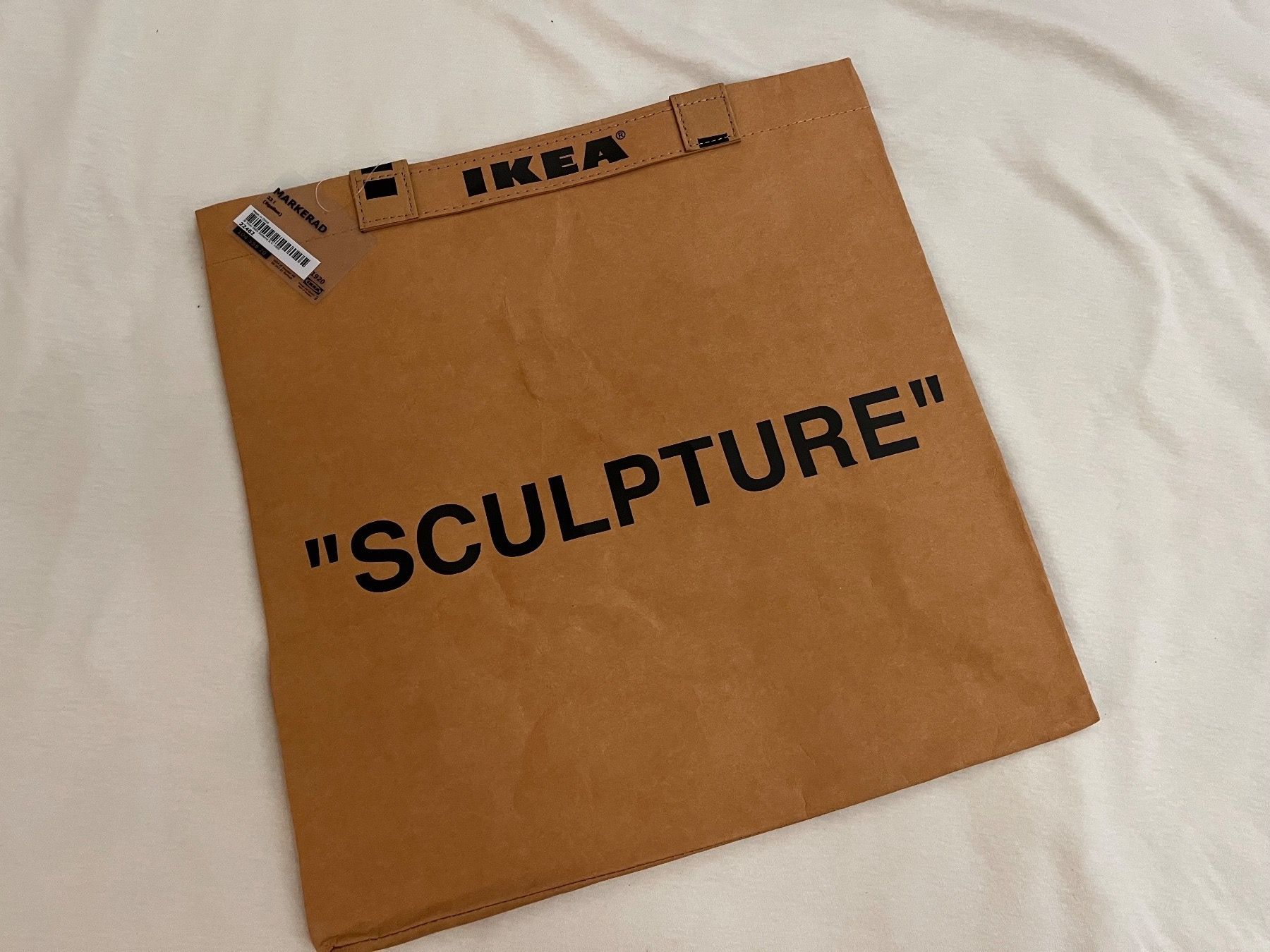 Ikea Borse: Virgil Abloh x IKEA MARKERAD "Small Bag" – Nuovo e nell'imballaggio originale da Zürich venduto da p.kanne