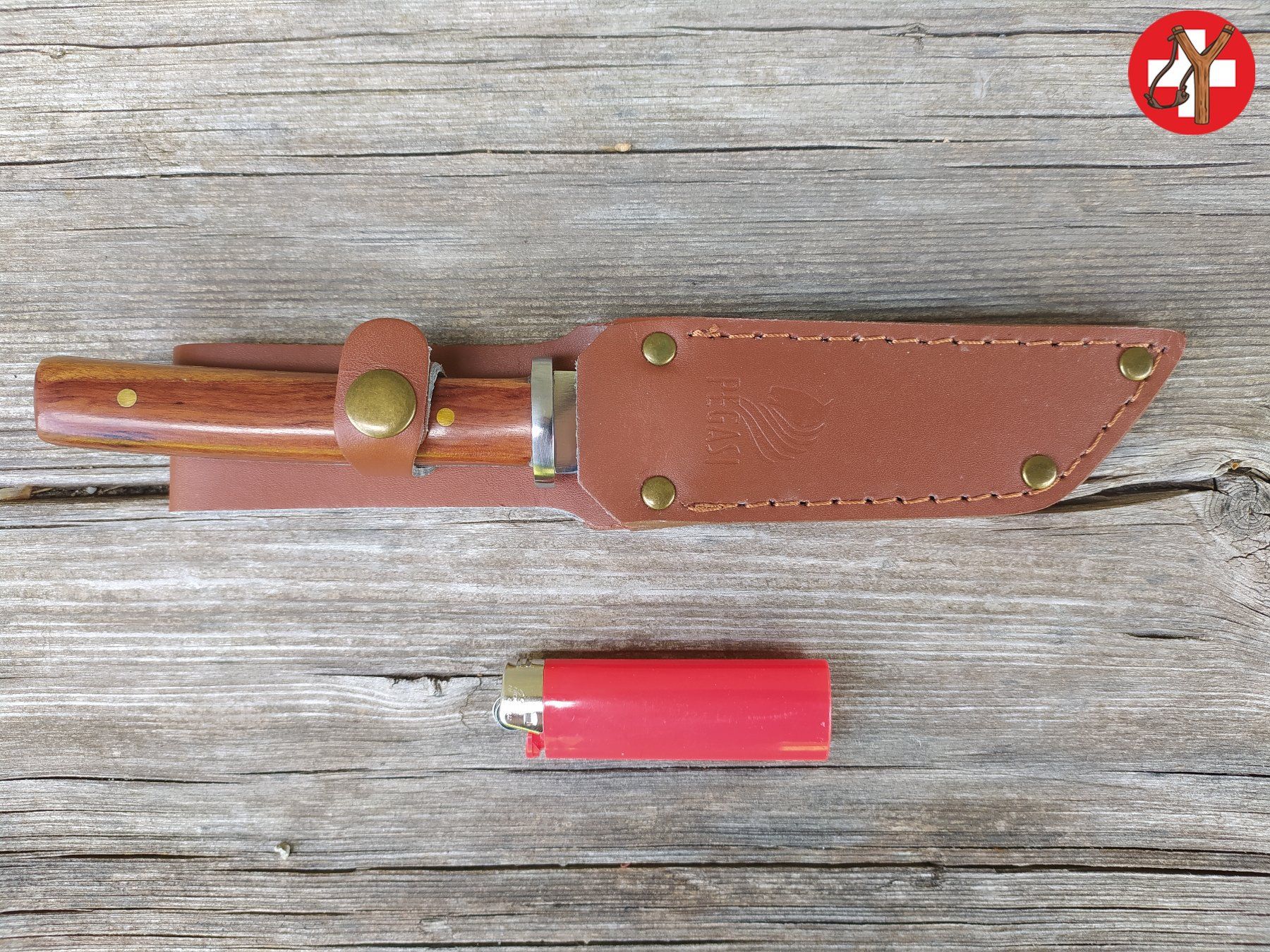Zubehör: cooles Messer mit Tanto Klinge inkl. Scheide – Neu (gemäss Beschreibung) aus Tumegl/Tomils von Steinschleuder-Shop 5