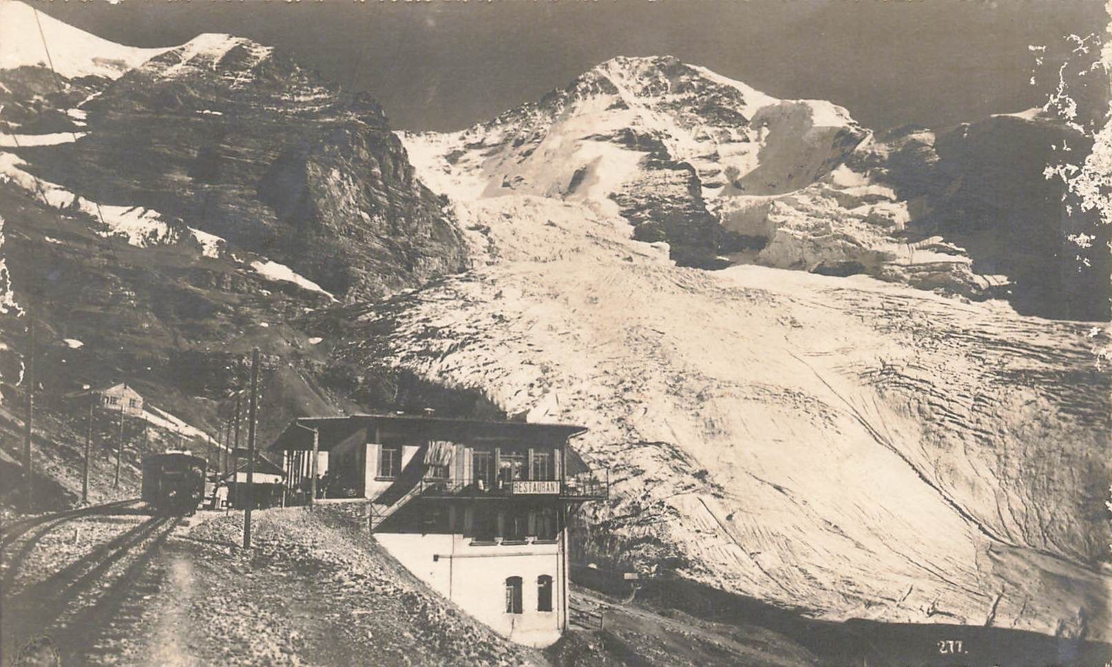 Cartes postales: Grindelwald BE Jungfraubahn Station Eigergletscher mit Eiger – D'occasion à Biasca par Blenio71