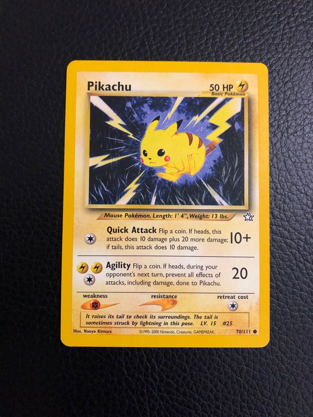 Pokémon Sammelbilder & Trading cards: Neo Genesis Pikachu 70/111 Ab 1 – Gebraucht aus Paradiso von Pkmn10