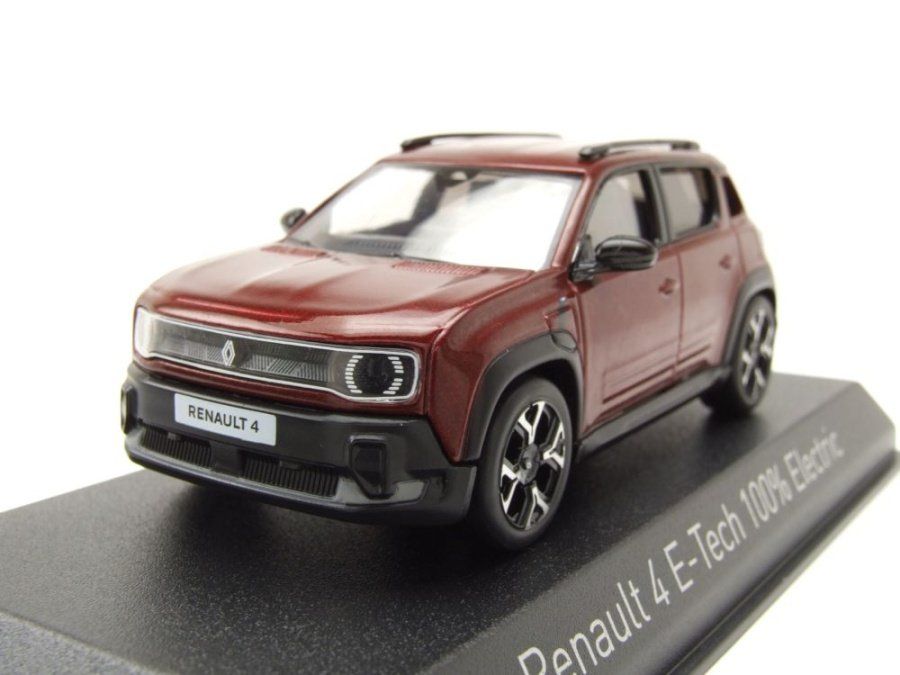 Renault Modellini d'auto: Renault 4 E-Tech 100% Electric seit 2025 dunkelrot met. / – Nuovo e nell'imballaggio originale da Gerlafingen venduto da espero88