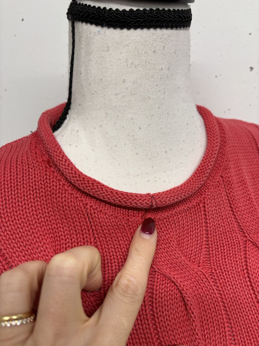Polo Ralph Lauren Pullover & Sweatshirts: Polo Ralph Lauren Pullover Gr. M rot Baumwolle Zopfmuster – Gebraucht aus Regensdorf von secondchancefashion 4
