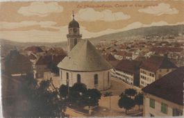 LA CHAUX-DE-FONDS - Temple et Vue générale
