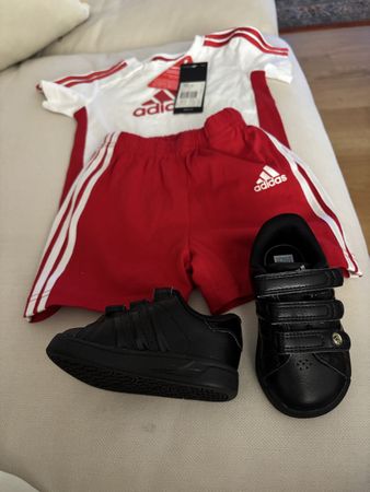Adidas baby football set mit  schuhe