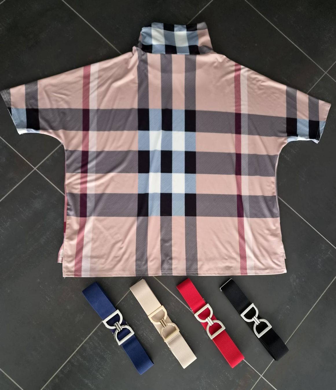 Ceintures: Longue Blouse élasthane(36/38)avec 4 ceintures élastiques – Neuf avec emballage d'origine à Etoy par MyStyleMyMode 5