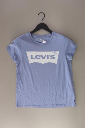 Levi's Printshirt Gr. M Kurzarm blau