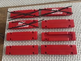 Lego Technik 5 rote Panele Verschalungen Spoiler LotP