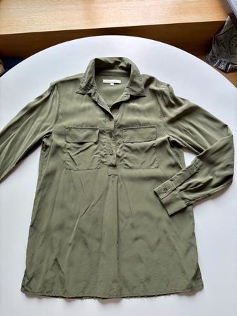 Maje Seidenbluse T1 olivegrün/kaki