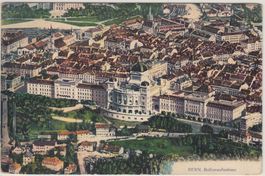 AK Bern Ballonaufnahme BE 1910