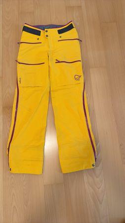 Yellow Lyngen Gore-Tex Pro Pants Norrona XS