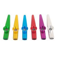 6 Stück Kazoo Musik Kazoo Set aus Metall