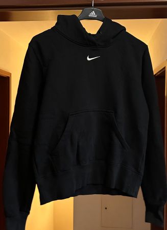 Felpa Nike nera, taglia S, NUOVA