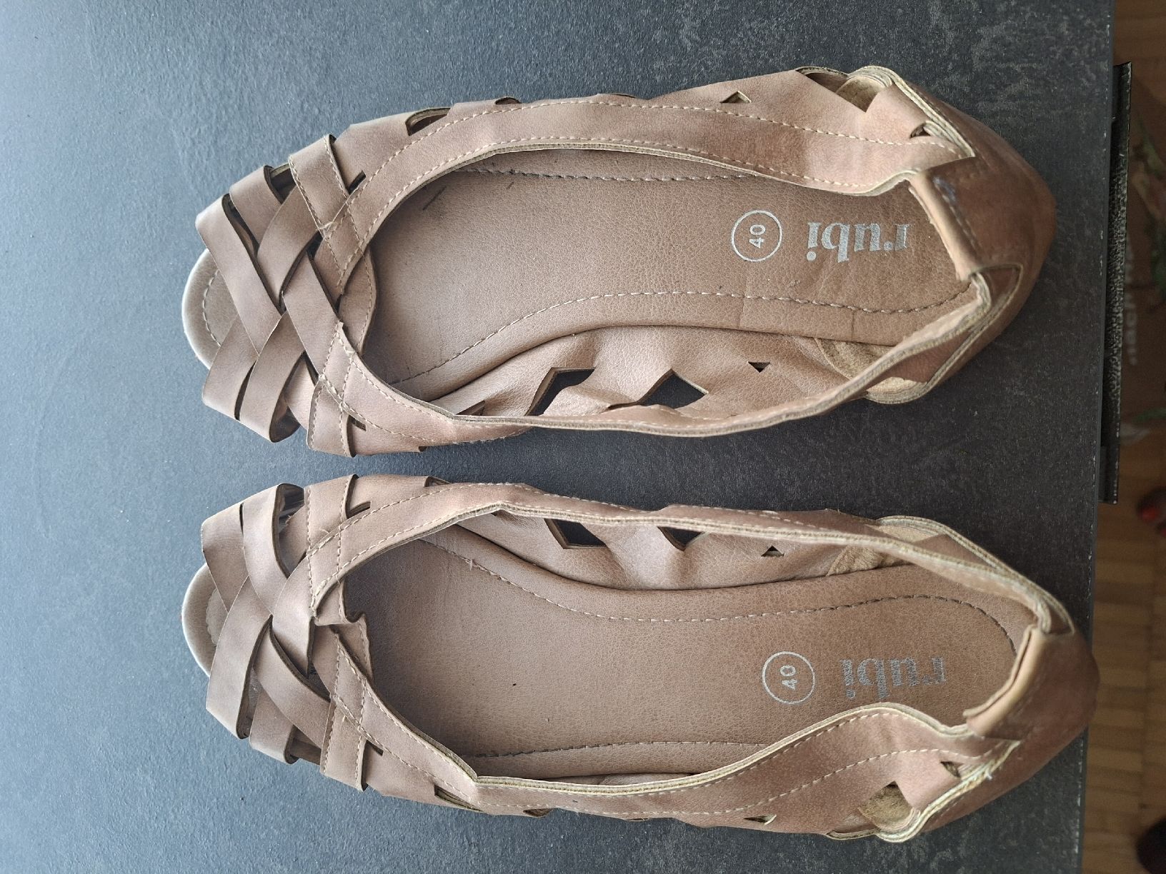 Scarpe da donna: Peeptoes Ballerinas Sandalen – Usato da Baden venduto da rocket85 2