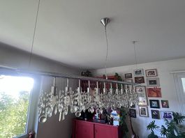KOLARZ Stretta Kristall-Pendelleuchte  120 cm  Chrom
