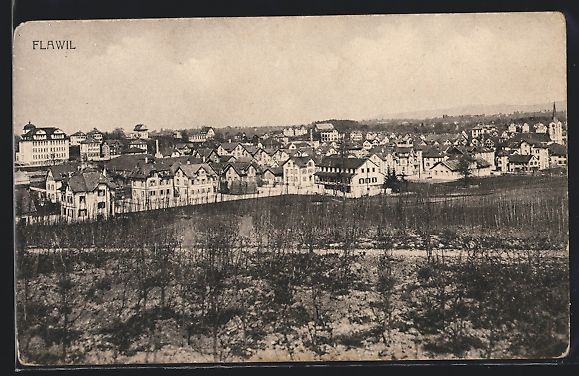 Cartes postales: AK Flawil, Gesamtansicht – D'occasion à Berlin par bartko-reher