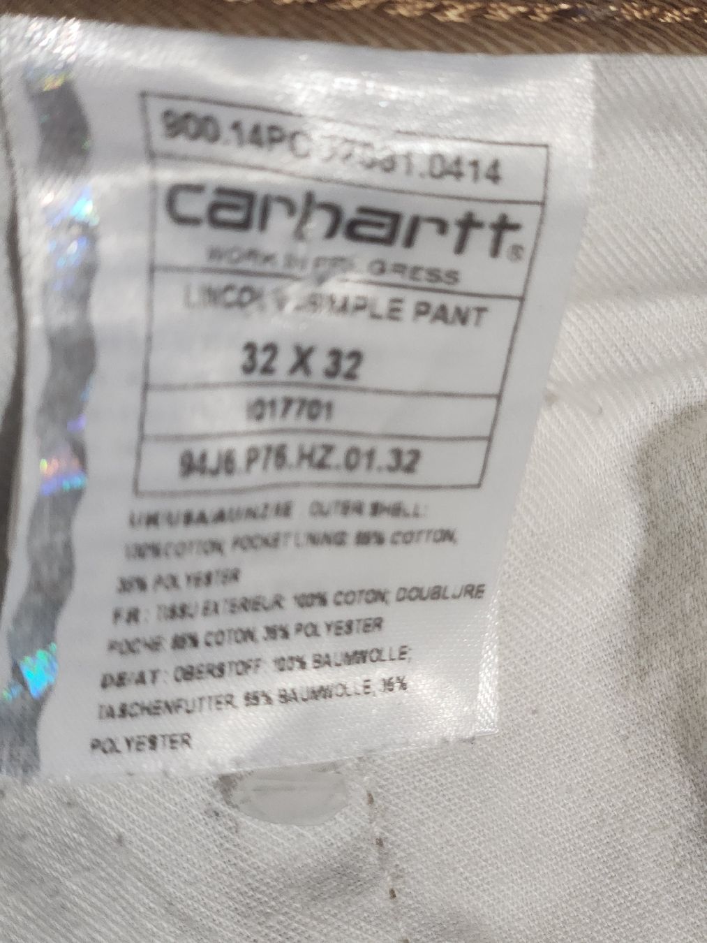 Pantalons: Carhartt pantalon taille 32x32 marron  – D'occasion à Niedergösgen par Eva2410 5