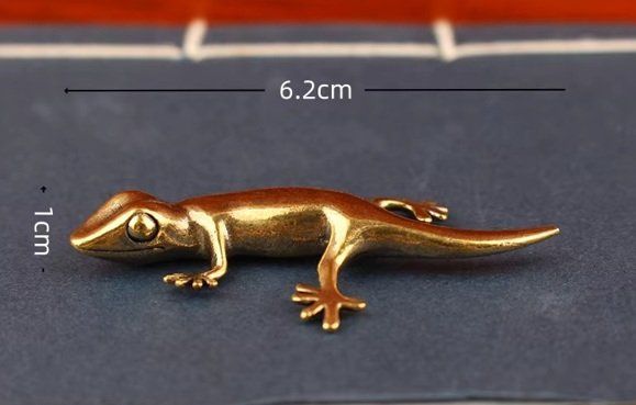 Statuette: Gecko aus Messing – Nuovo (secondo la descrizione) da Uerkheim venduto da Kaufoption 2