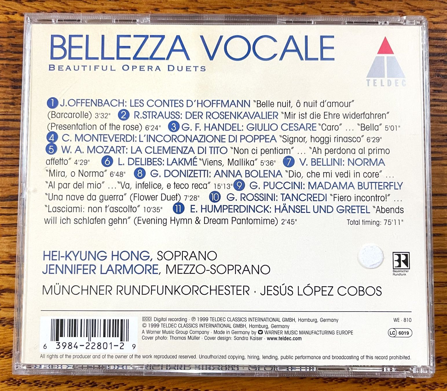 CD: Bellezza Vocale: Beautiful Opera Duets CD – Usato da Oftringen venduto da Vucki 1