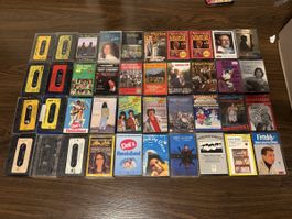 Musikkassetten Sammlung Konvolut40x  