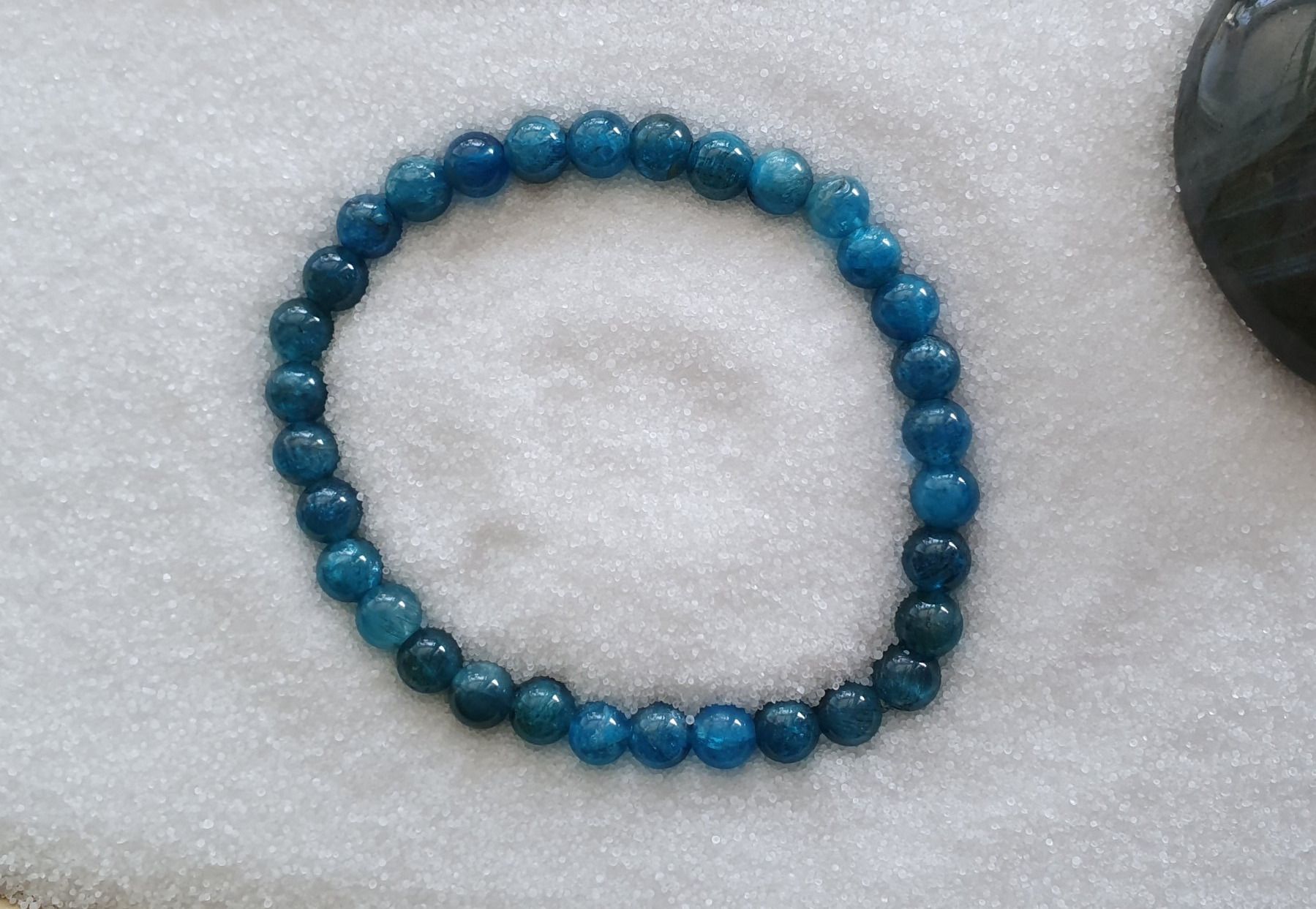 Bracciali & Braccialetti: Bracelet Apatite bleu – Nuovo (secondo la descrizione) da Cossonay-Ville venduto da cba_69tt