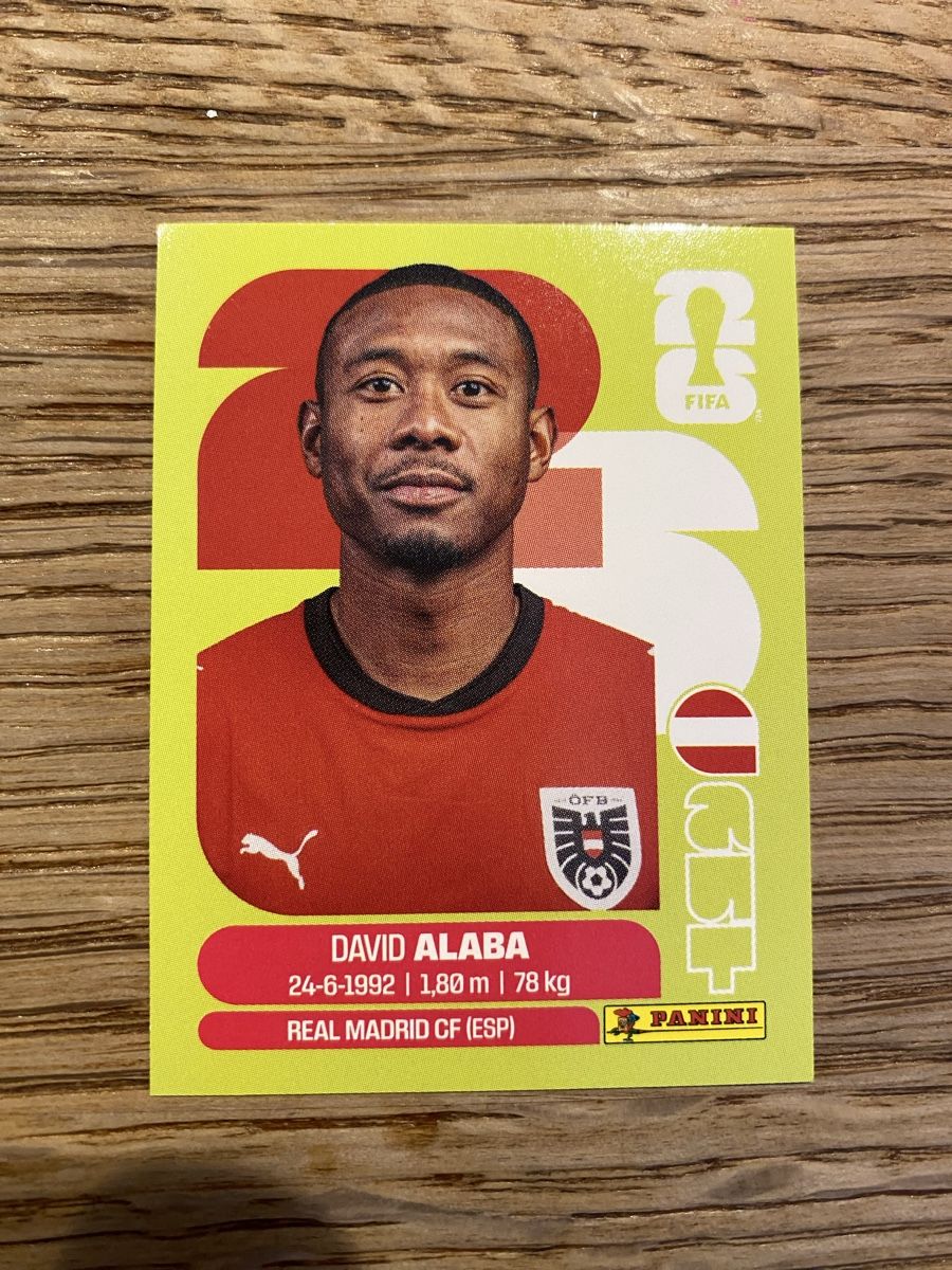 Panini Carte collezionabili: Panini WM 2026 - DAVID ALABA AUT4 – Nuovo (secondo la descrizione) da Trüllikon venduto da immense