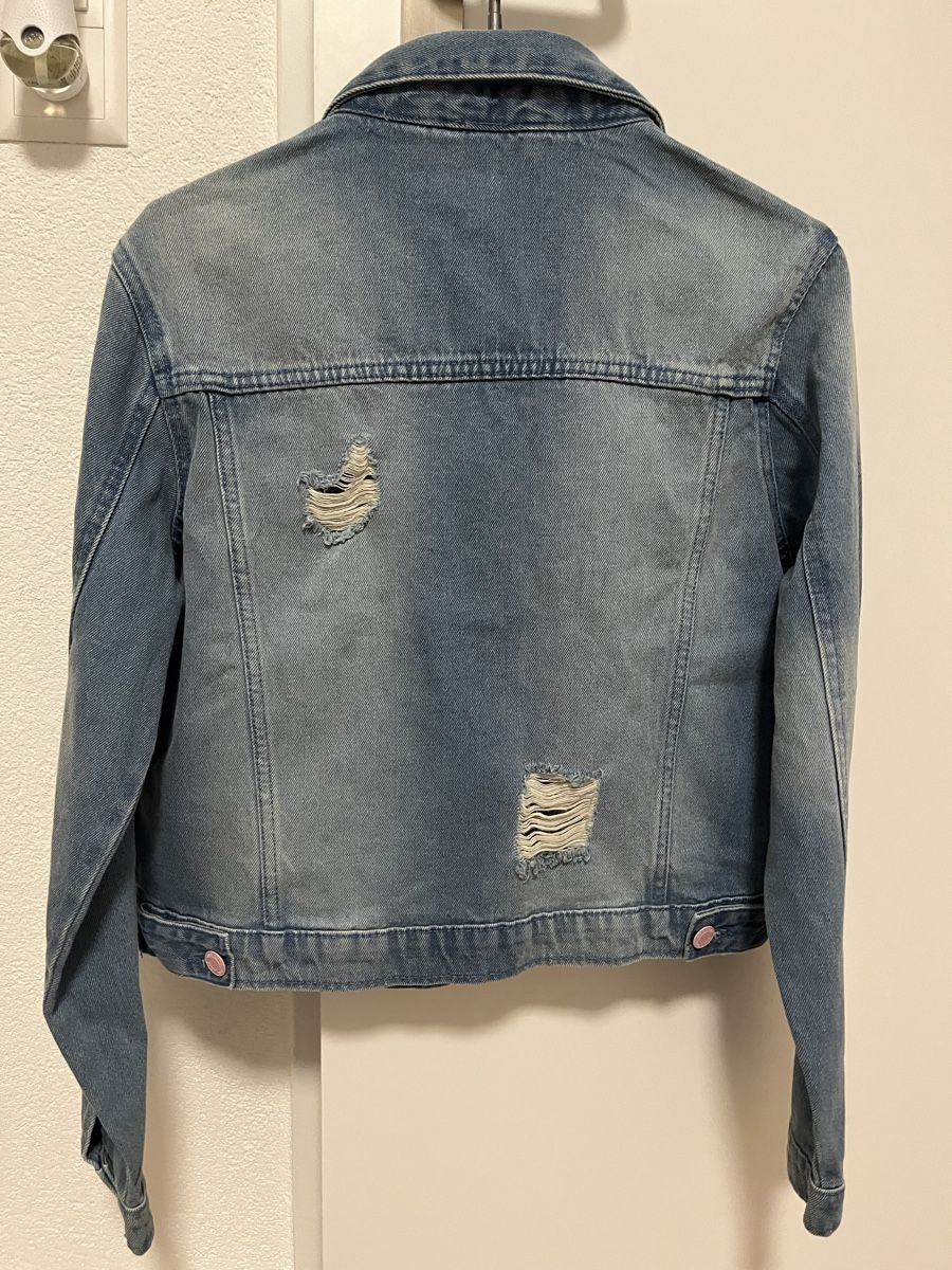 Jacken: Jeansjacke mit rosa Knöpfen M neu – Neu (gemäss Beschreibung) aus Birrwil von vanyboo 2