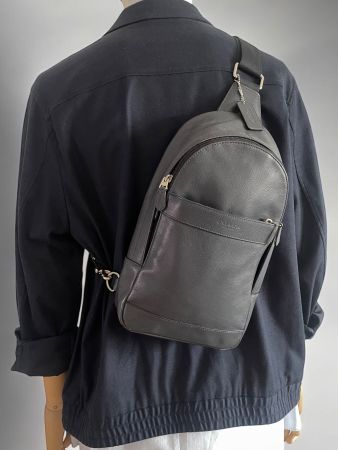 Coach Y2K Charles Pack SMTH Leder Tasche Fr.449 Grau Unisex