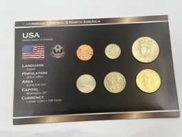 Münzen Weltkurssatz USA Stempelglanz