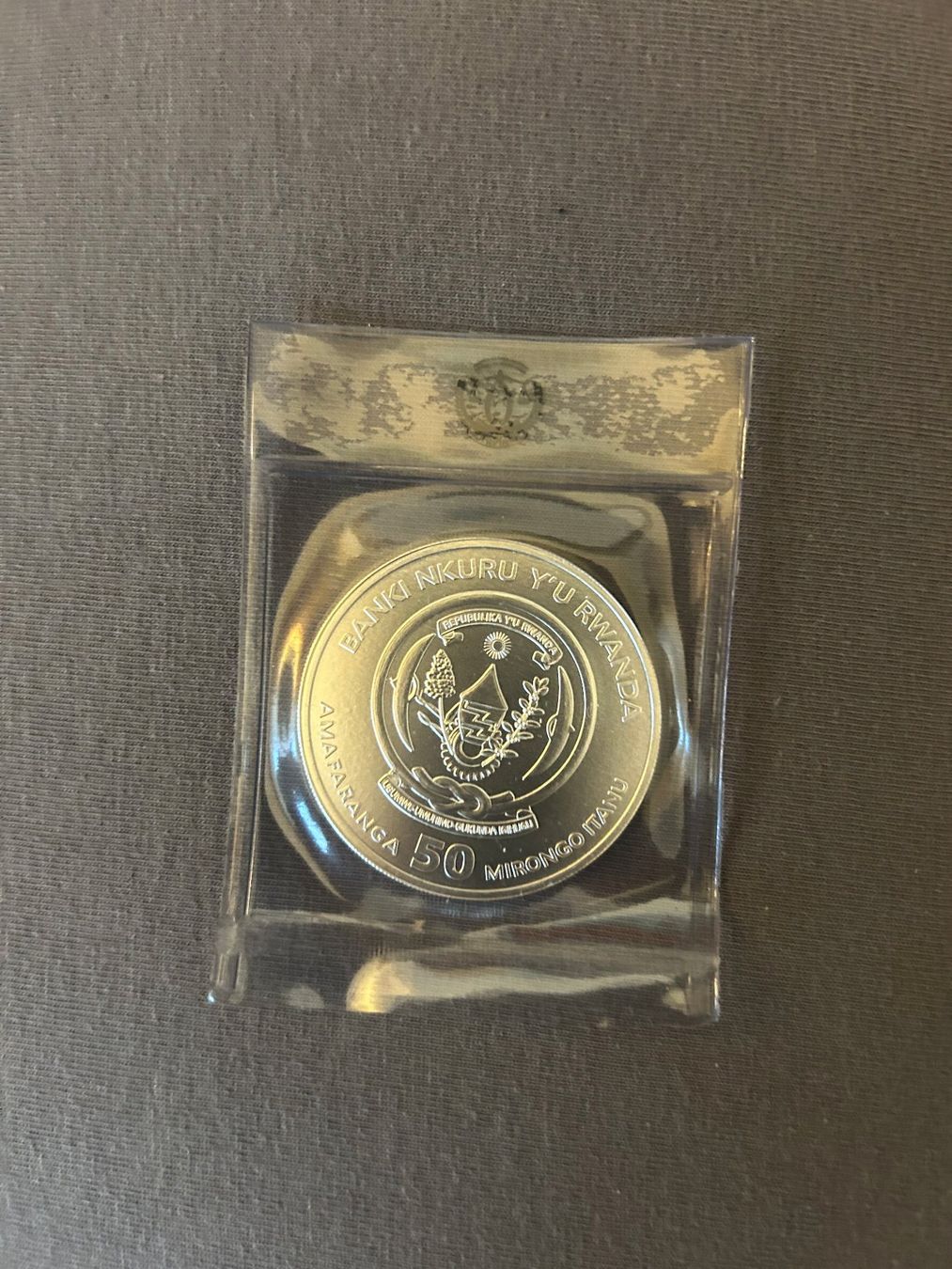 1 ONCE RWANDA NAUTIQUE VICTORIA 2019 EN ARGENT (Neuf avec emballage d ...