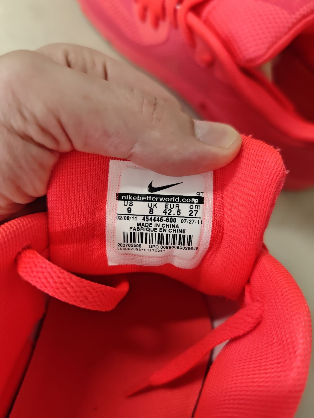 Nike Scarpe da uomo: Nike Air Max 90 Hyperfuse Solar Rot EUR 42.5 – Nuovo (secondo la descrizione) da Niederrohrdorf venduto da TK8700 4