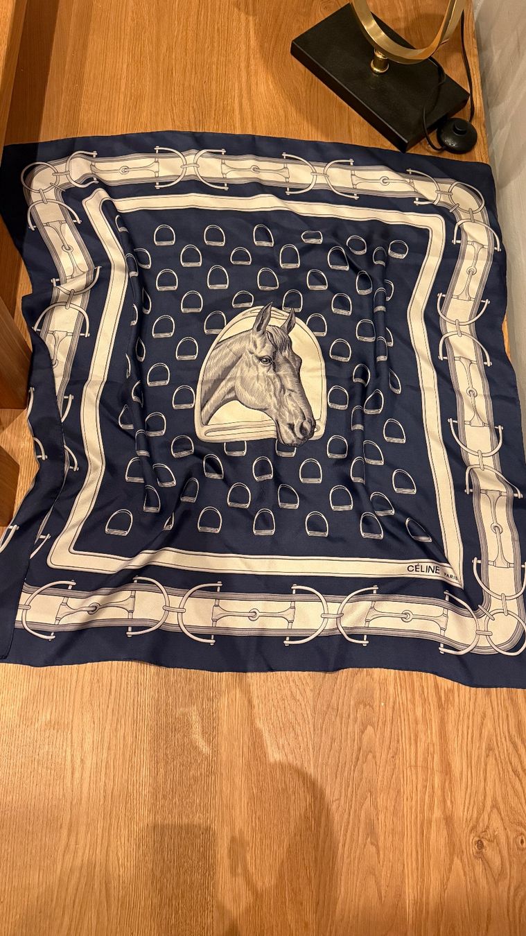 Celine Foulards, Tücher & Schals: Original Klassisch Celine Seidentuch Schal zeitlos Farben – Gebraucht aus Faulensee von Liebes_Kind_2019