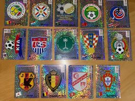 Panini WM 2002 - Fehlende Wappen - Perfekter Zustand