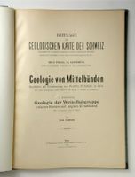 Cadisch, Joos. 1. Abteilung. Geologie der Weissfluhgruppe