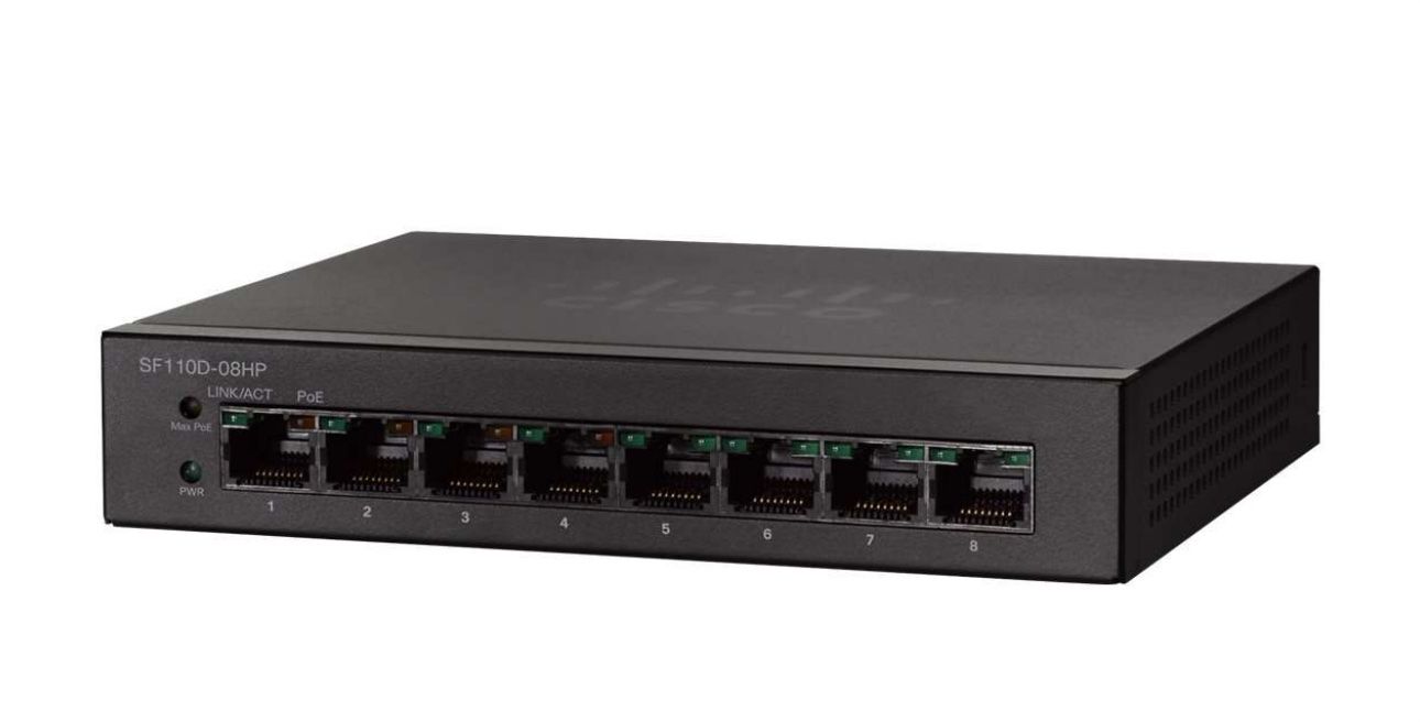 Hub & Switch: neuer Cisco Desktop Switch SF110D-08 – Nuovo e nell'imballaggio originale da Necker venduto da liq24 1