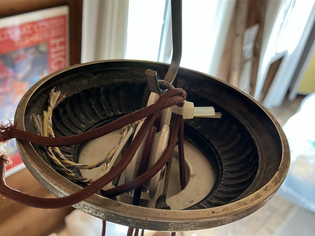 Lampade: Zuglampe höhenverstellbar, Textilkabel – Usato da Neftenbach venduto da 889095 8
