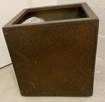 Ūbertopf "rost"-braun 25x25x25cm